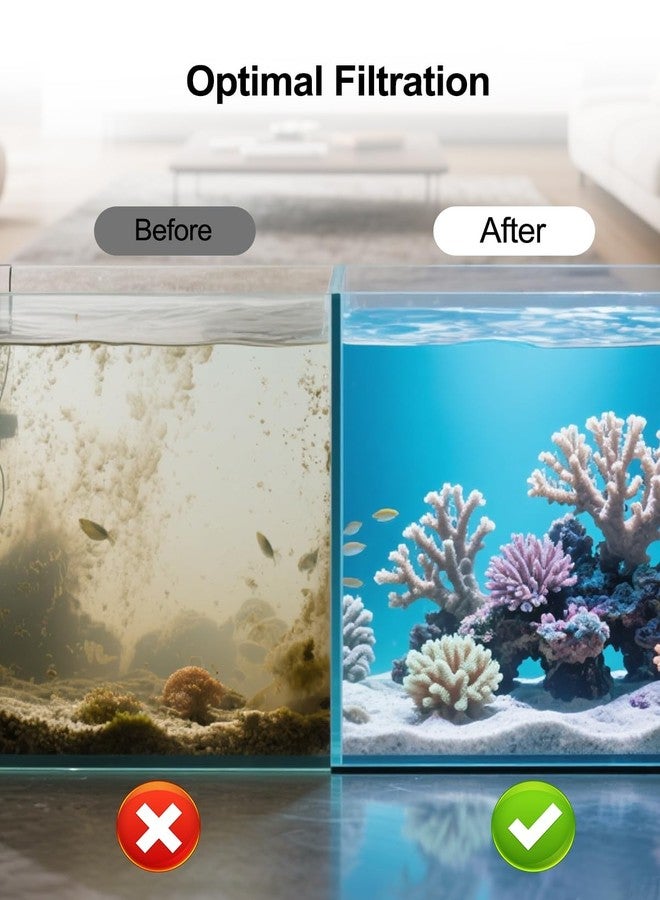 MQLPXI 20Pack 4Inch Honeycomb Filter Socks 150 Micron, Aquarium Filter Sock 3D Honeycomb Design Fit for Waterbox Marine X 60.2 90.3 110.4, Filter Bags for Fish Tank - Image 3